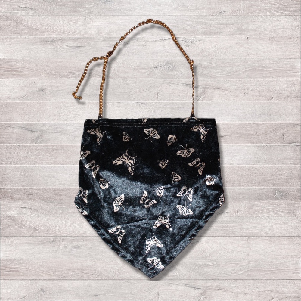 Velvet Butterfly Handkerchief Top - Picture 6 of 8